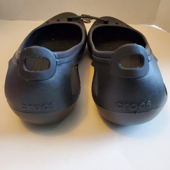 Crocs Women's Kadee Work Flat, Black, Size US 9 - Picture 3 of 4